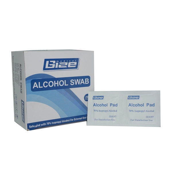 Bize Alcohol Swab Pad 200 Pieces  65*30 Mm