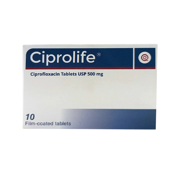 Ciprolife 500mg Tab 10's