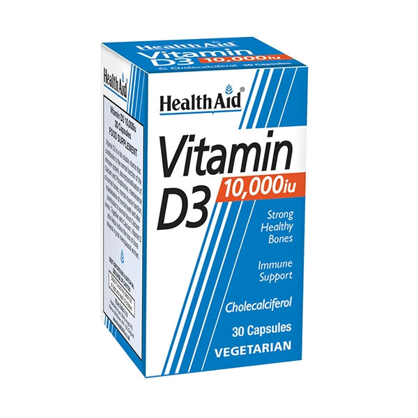 Health Aid Vit D3 10000 Iu 30 Cap