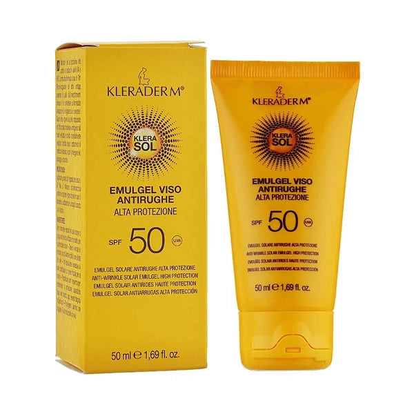Kleraderm Antiwrinkle Facial Emulgel Spf 50  50 Ml