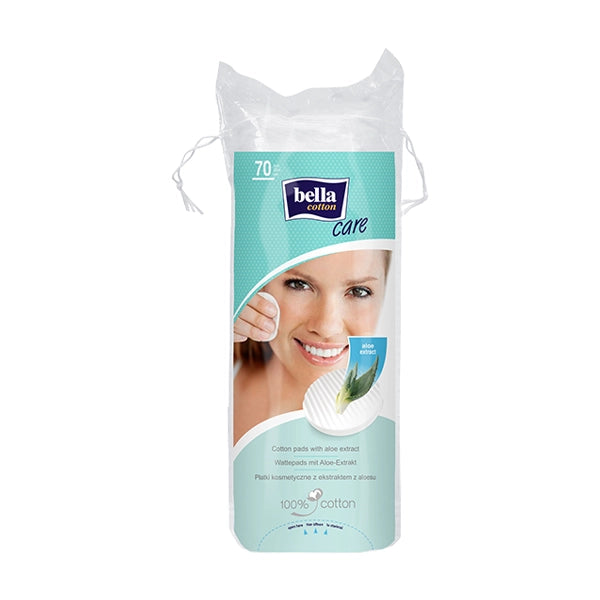 Bella Cotton Pads Aloe Vera Oval 70's 