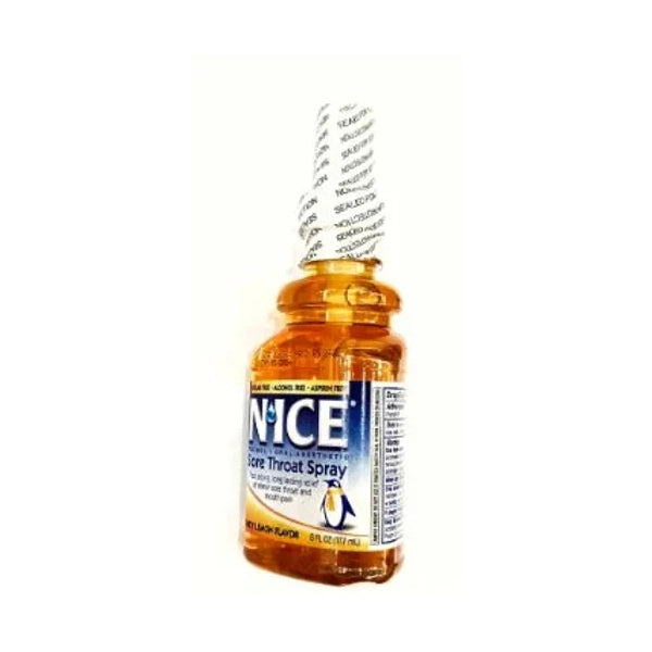 Nice Sore Throat Honey Lemon Flavor Spray 177 Ml