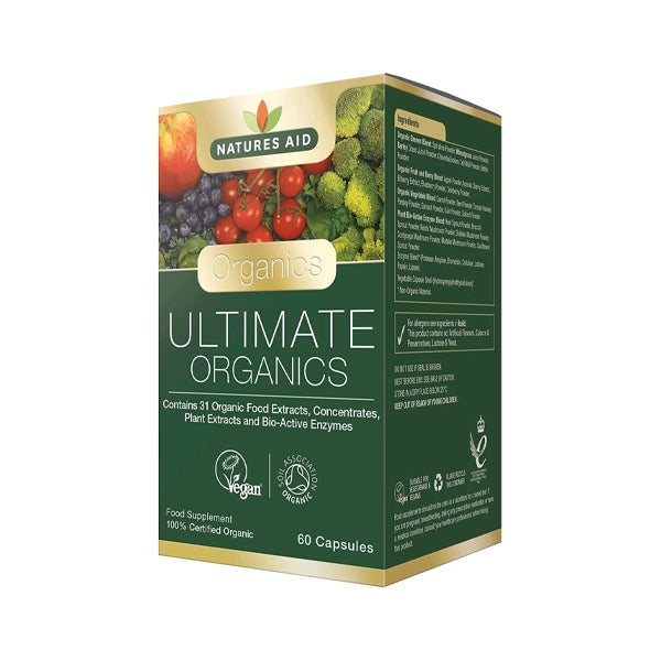 Natures Aid Organic Ultimate Superfood 60 Cap