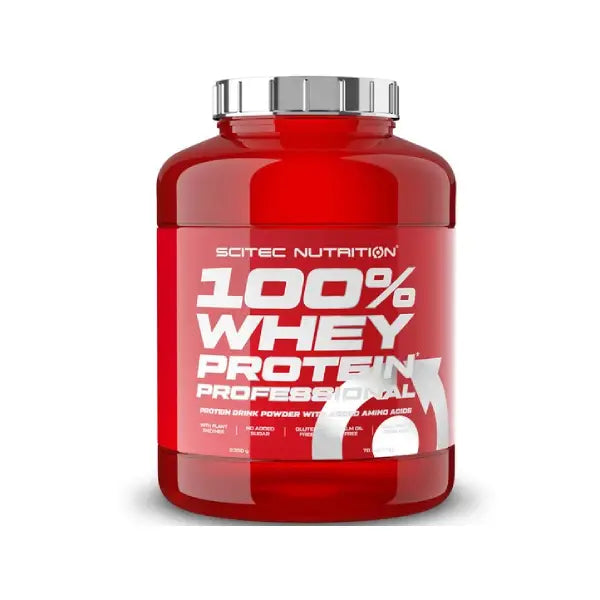 scitec nutrition 100% whey protein professional strawberry white chocolate 2350gm - protein - Scitec Nutrition