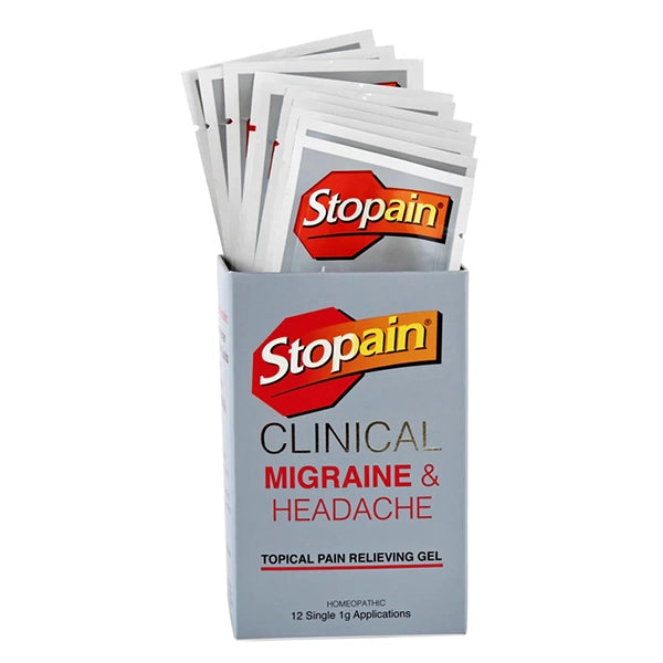 Stopain Migraine &amp; Headache Gel 12 Pcs