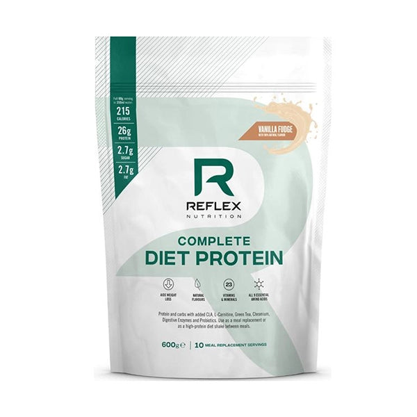 Reflex Nutrition Complete Diet Protein Vanilla Fudge 600g - Weight Management - Reflex Nutrition