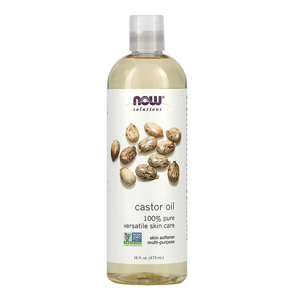 Now Castor Oil 100 % Pure 473ml