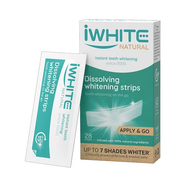 Iwhite Natural Dissolving Whitening Strips 28 Pcs
