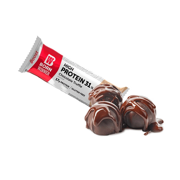 Born Winner Boost Protein Bar Chocolate Truffle 55gm - High Protein - Born Winner