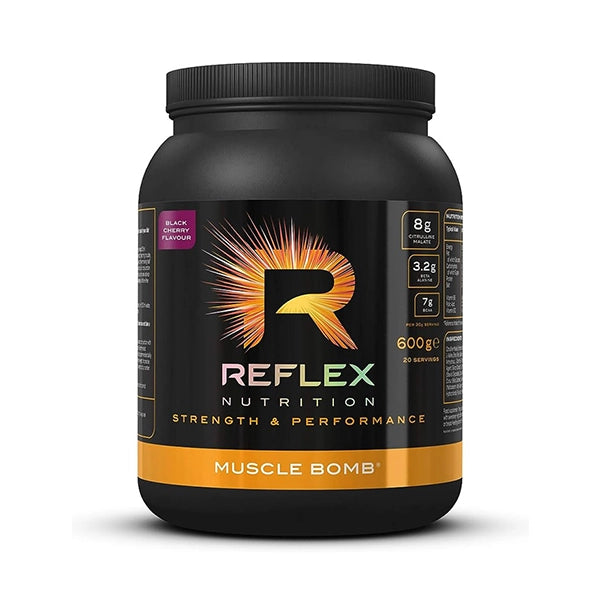 Reflex Nutrition Muscle Bomb Blackcherry With Caffeine 600g - Energy Boost - Reflex Nutrition