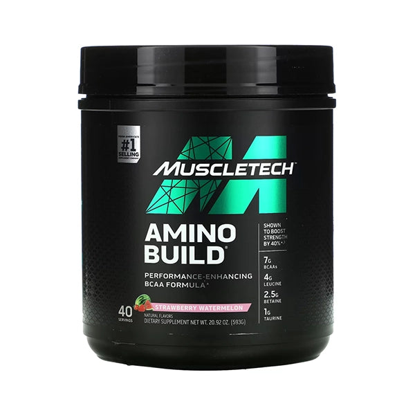 Muscletech  Amino Build Strawberry Watermelon 593g - Muscle Recovery - Muscletech