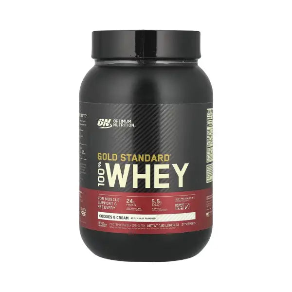 Optimum Nutrition Gold Standard 100% Whey 1.85Lb Cookies &amp;amp; Cream - protein - Optimum Nutrition