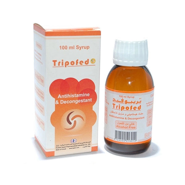 tripofed dm syrup 100ml - congestion relief - Tripofed