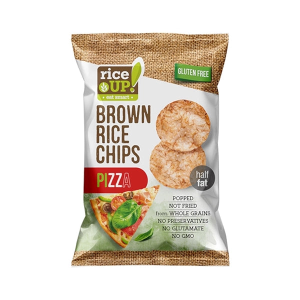 Rice Up Whole Grain 60gm Rice Chips Pizza - healthy snacks - Rice Up