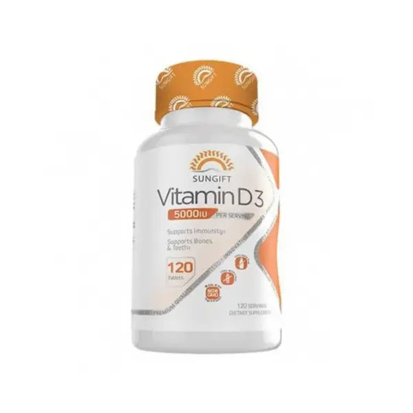 sungift vitamin d3 5000iu tab 120's