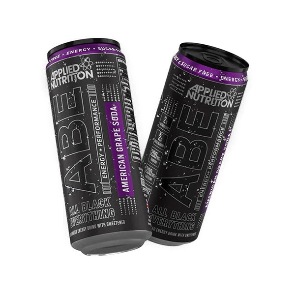 Applied Nutrition Carbonated Energy Drink American Grape Soda 330ml - Energy Drink - Applied Nutrition