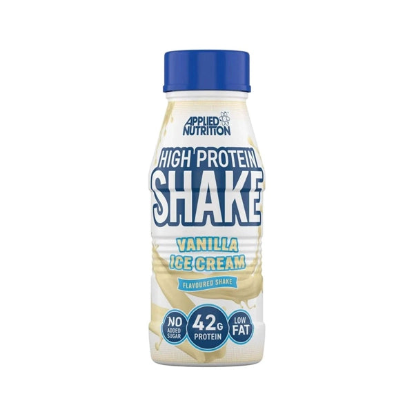 Applied Nutrition High Protein Milkshake 500ml Vanilla Ice Cream - Protein Shake - Applied Nutrition