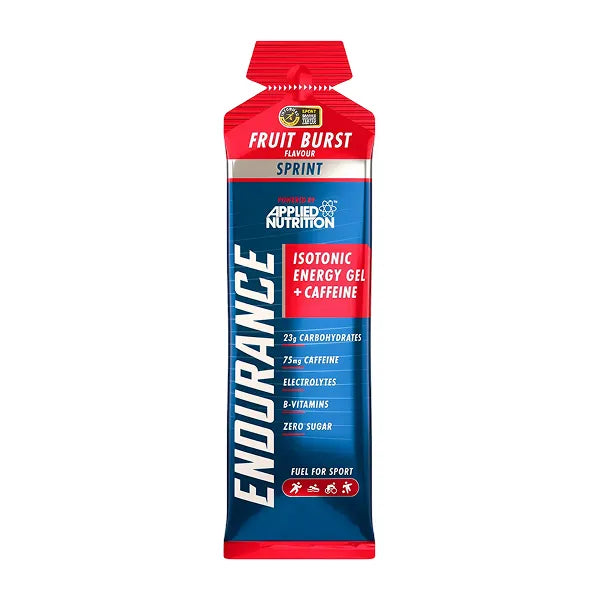 Applied Nutrition Endurance Gel Sprint 60gm Fruit Burst W/caffeine - Energy Boost - Applied Nutrition
