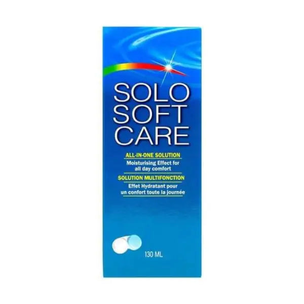 Solo Soft Care Lenses Solution 130 Ml