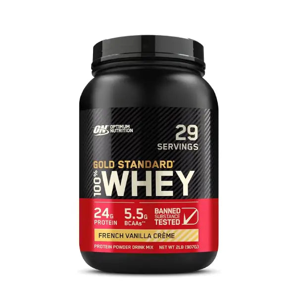 Optimum Nutrition Gold Standard 100% Whey 2Lb French Vanilla - protein - Optimum Nutrition