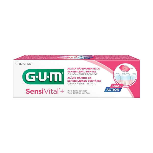 Gum Sensivital Dual Action Fluoride Toothpaste 75 Ml