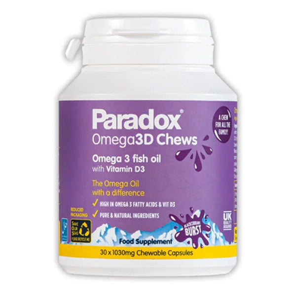 Paradox Omega With Vit D3  60 Chewable Capsules