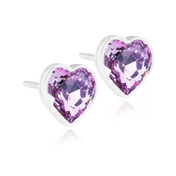 Blomdahl B Ear Ring Heart Light Rose