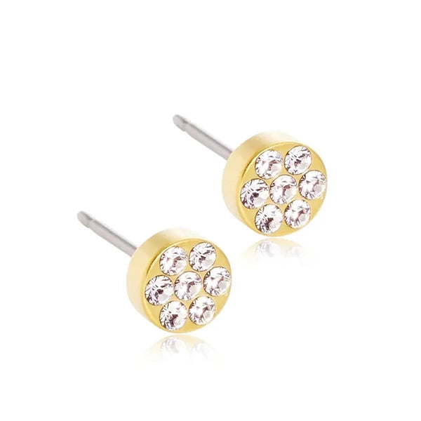 Blomdahl B Ear Ring Btrfl Crst