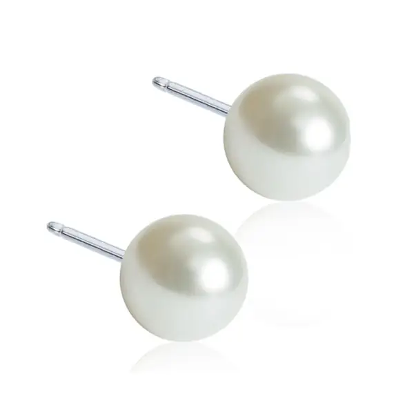 Blomdahl Nt 6 Mm Pearl White