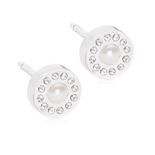 Blomdahl Mp Brilli Halo Pearl 6 Mm, White