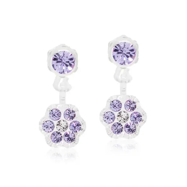 Blomdahl Mp 4/5 Mm Pend Daisy Violet Crystal