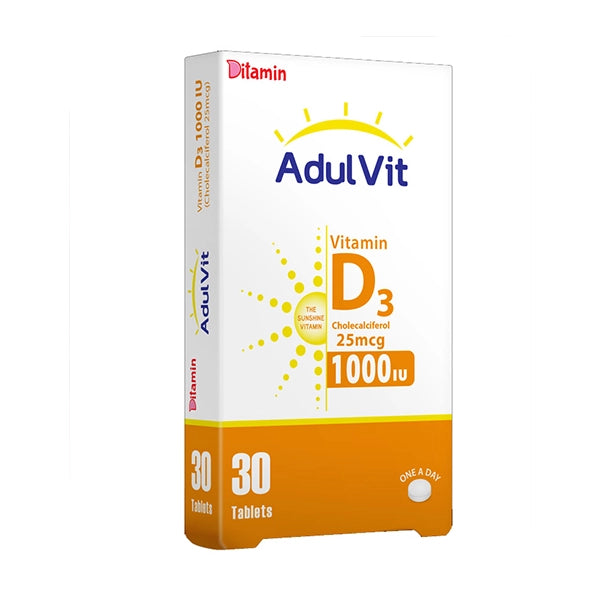 Ditamin D3 1000 Iu 30 Tab