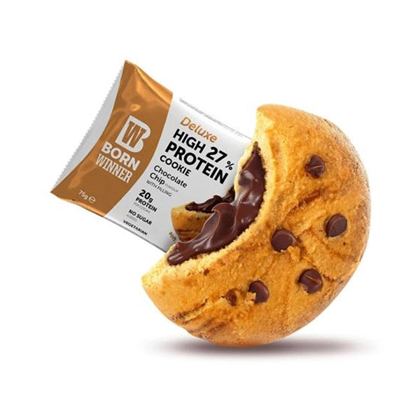 Born Winner Deluxe Protein Cookie Chocolate Chip 75g - Muscle Recovery - Born Winner
