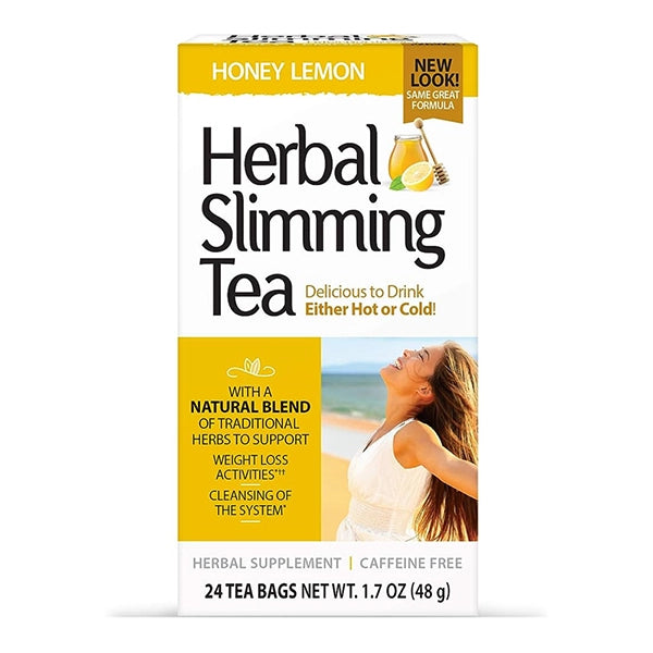 21st Century Herbal Slimming Tea Honey Lemon 24 Bags