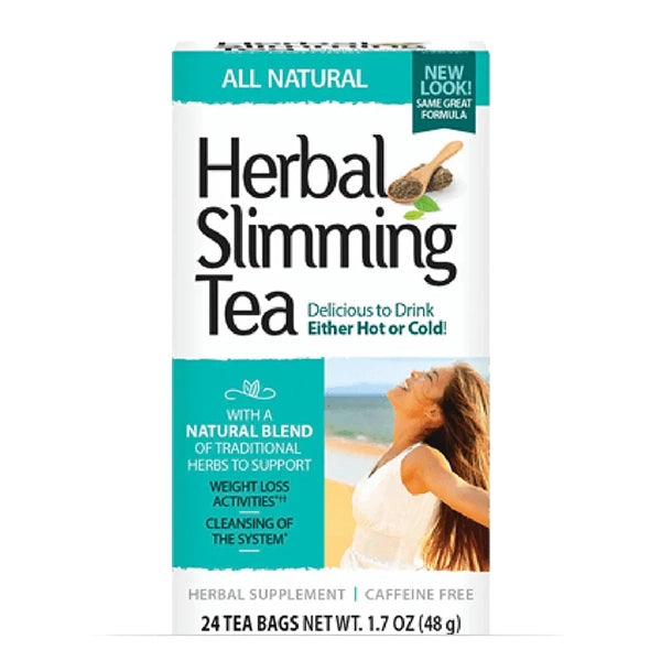 21st Century Natural Herbal Slimming Tea, 24 Tea Bags
