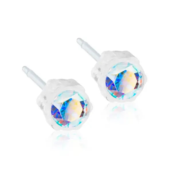 blomdahl ear piercing 4mm rainbow