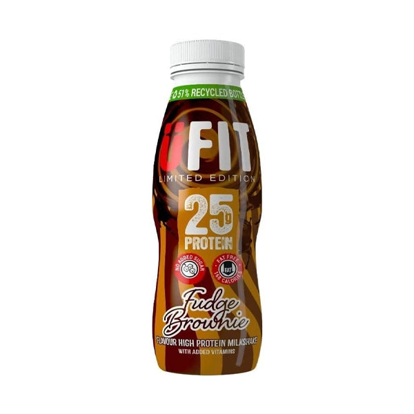 Ufit Fudge Brownie Flavour High Protein 25g  330ml - Fitness Drink - Ufit