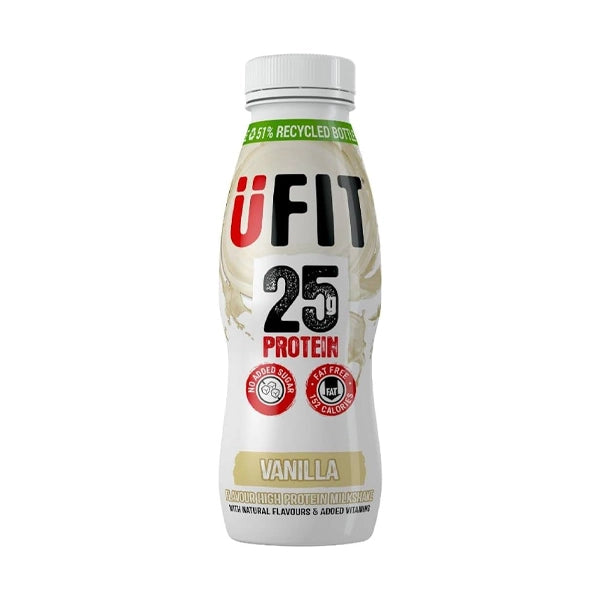 Ufit Vanilla Flavour High Proteinmilkshake 330ml - nutritional boost - Ufit