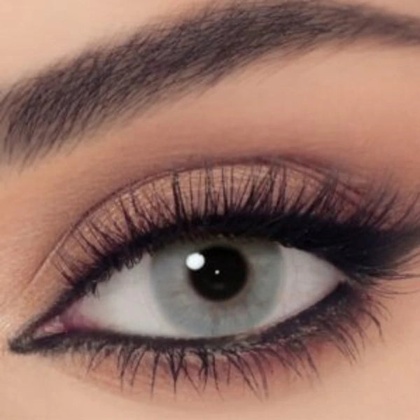 Celena Monthly Contact Lenses Lime Grey