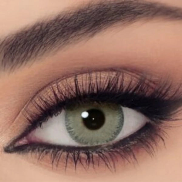 Celena Monthly Contact Lenses Greyish Green