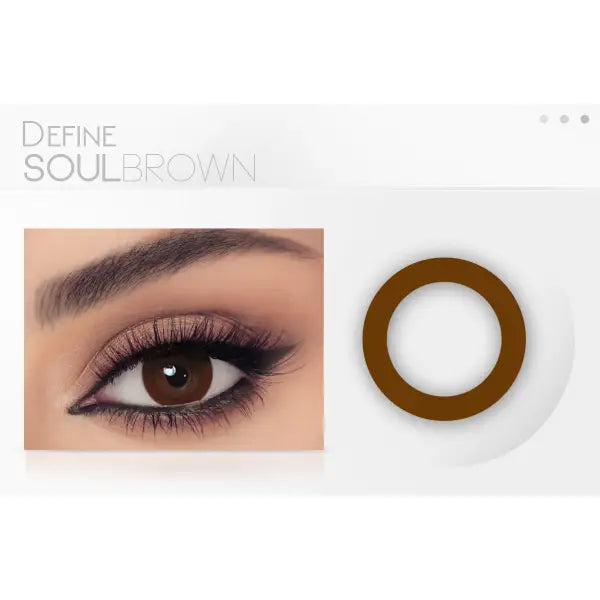 Celena Monthly Contact Lenses Soul Brown