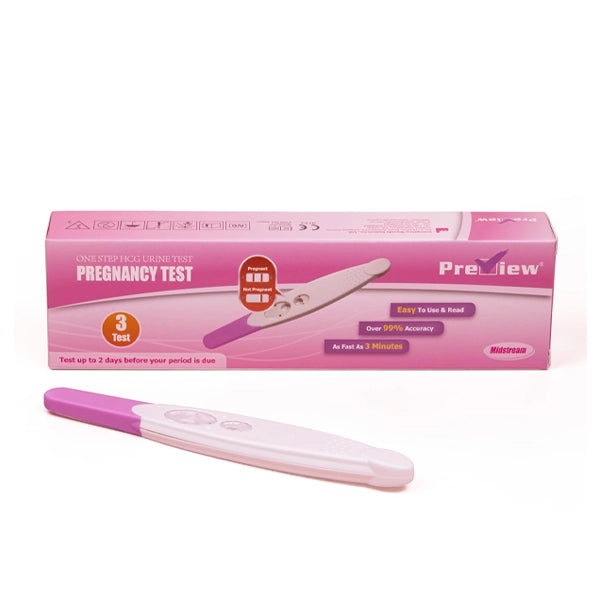 Preg Tell Pregnancy Hcg Test Midstream 1 Piece