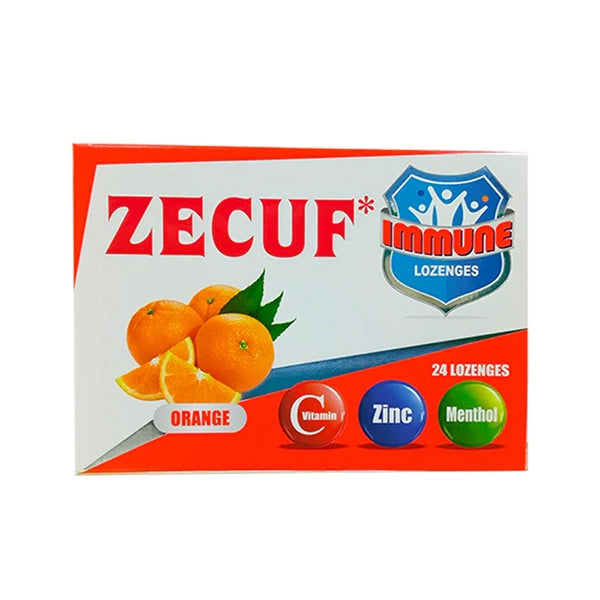 Zecuf Immune Orange Lozenges 24's