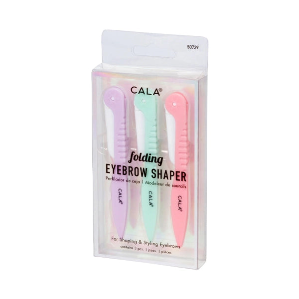 Cala Folding Eyebrow Shaper 3pcs/pk 