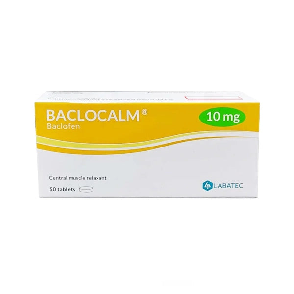 Baclocalm 10 Mg 50 Tab