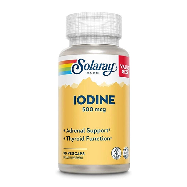 Solaray Iodine 500mcg Cap 30's