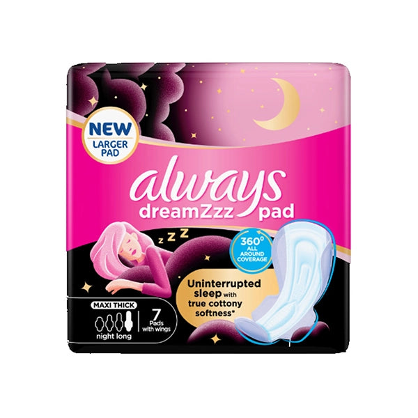 Always Dreamzzz Pad Maxi Thick 7 Pads