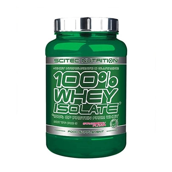 Scitec Nutrition 100% Whey Isolate Protein Drink Powder Strawberry 28 Servings - Protein Shake - Scitec Nutrition