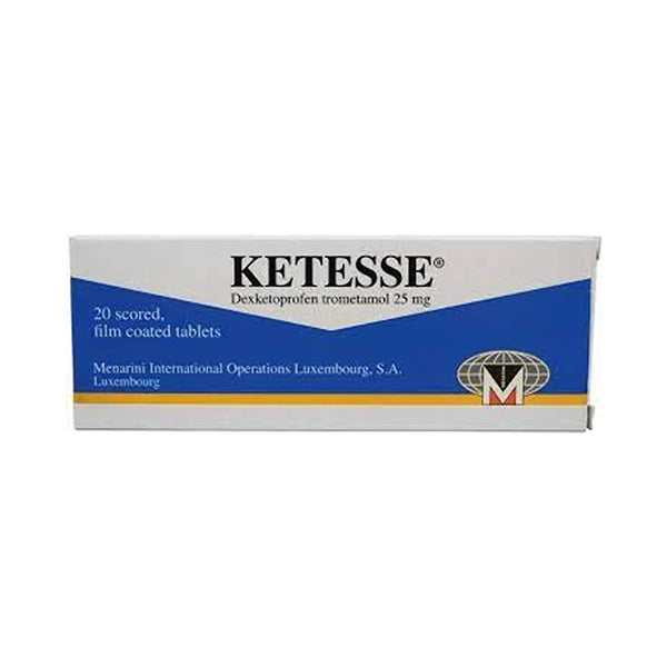 Ketesse 25mg Tab 20's