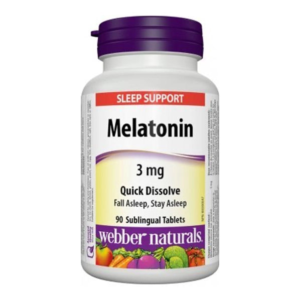 Webber Naturals Melatonin 5 Mg Sublingual 60 Tab